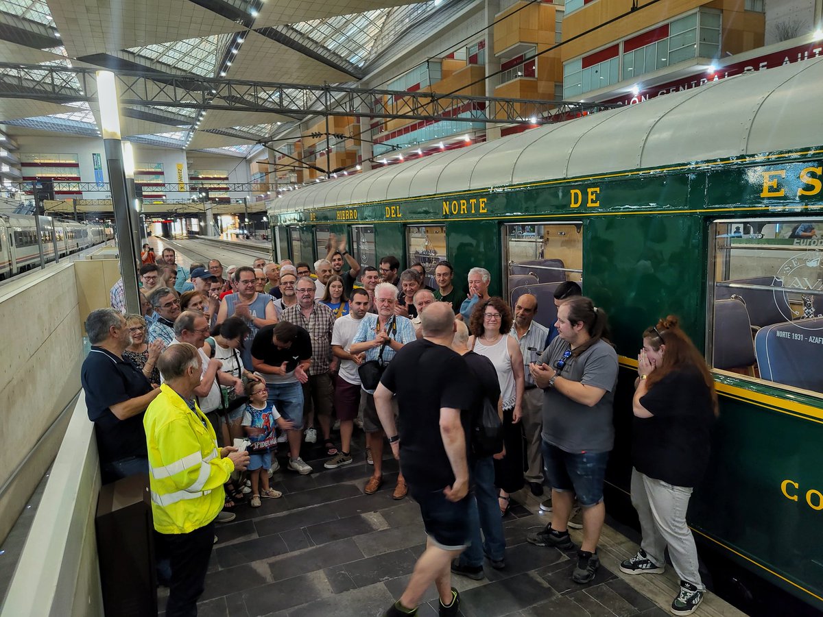 ✨COCHE NORTE AA1018✨

Es un placer para nosotros volverlo a ver rodar en nuestros trenes históricos, y por ello queremos agradecer la enorme ayuda y patrocinio de <a href="/alsa/">YWxzYQ==</a>, del personal de Interfer, Siderúrgicas Requena y los voluntarios de AZAFT. 

GRACIAS A TODOS ELLOS 🫂