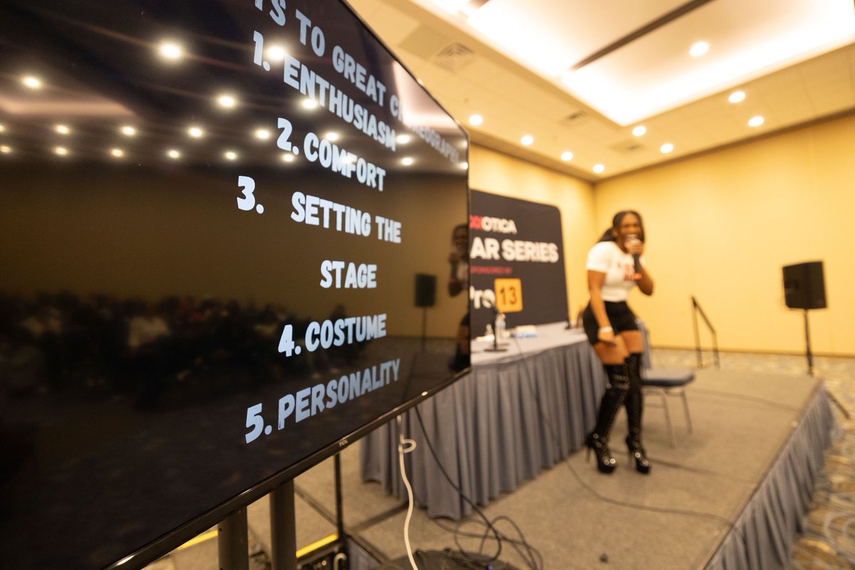 EXXXOTICA's tweet photo. With top experts and industry leaders sharing their insights and experiences, you'll gain valuable information and perspectives on a variety of topics. From sex education to the business of adult entertainment, the EXXXOTICA Seminar Series sponsored by #ProDXHealth #Pro13 , is not to be missed!