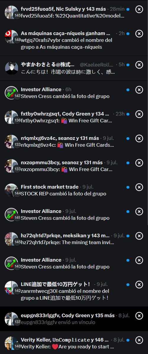 This is a problem i may miss some real DMs because of how many spam bots there are.