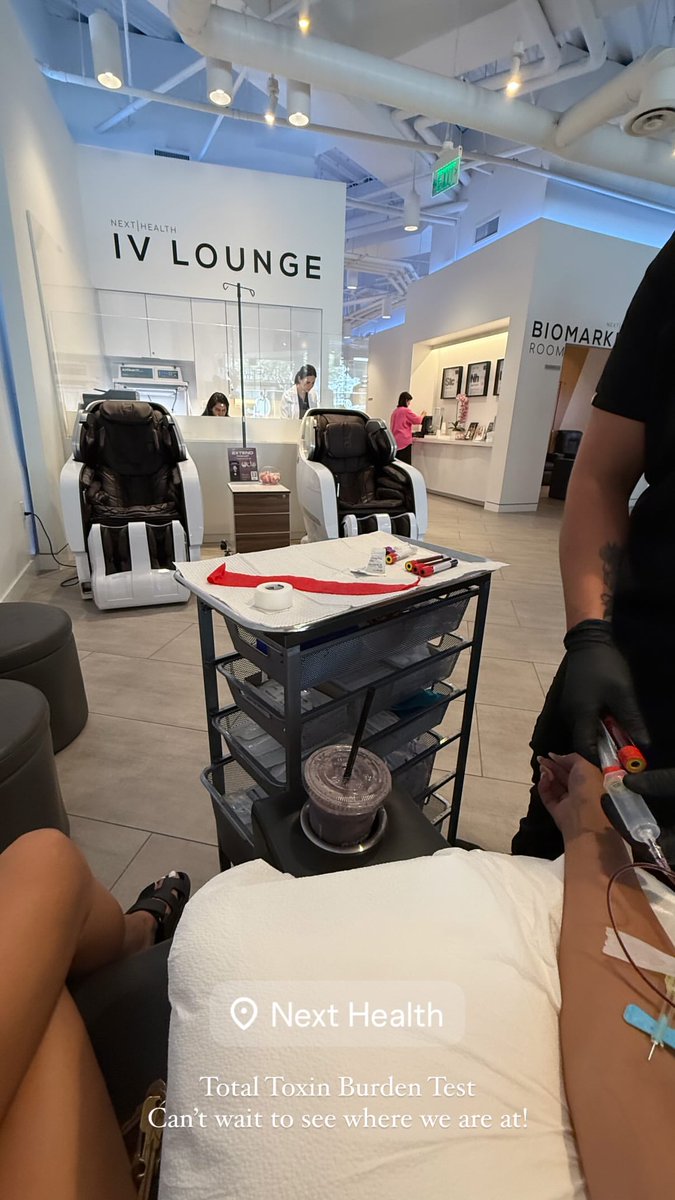 Just completed a Total Toxin Burden Test at Next Health IV Lounge. Excited to learn how detoxified my body really is! #Wellness #IVTherapy #Detox #HealthJourney #NextHealth
