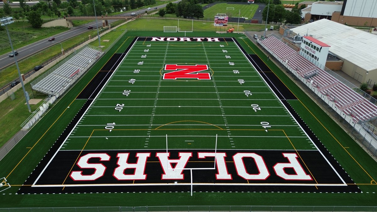NationWSC's tweet photo. Another field ready for game day! ⚽🏈
We’re proud to have completed the new turf install for North High School – Home of the Polars.
From start to finish, we made sure every detail of this multi-sport field was built to perform and built to last!❄️💪 https://t.co/HhhSJTWn2t