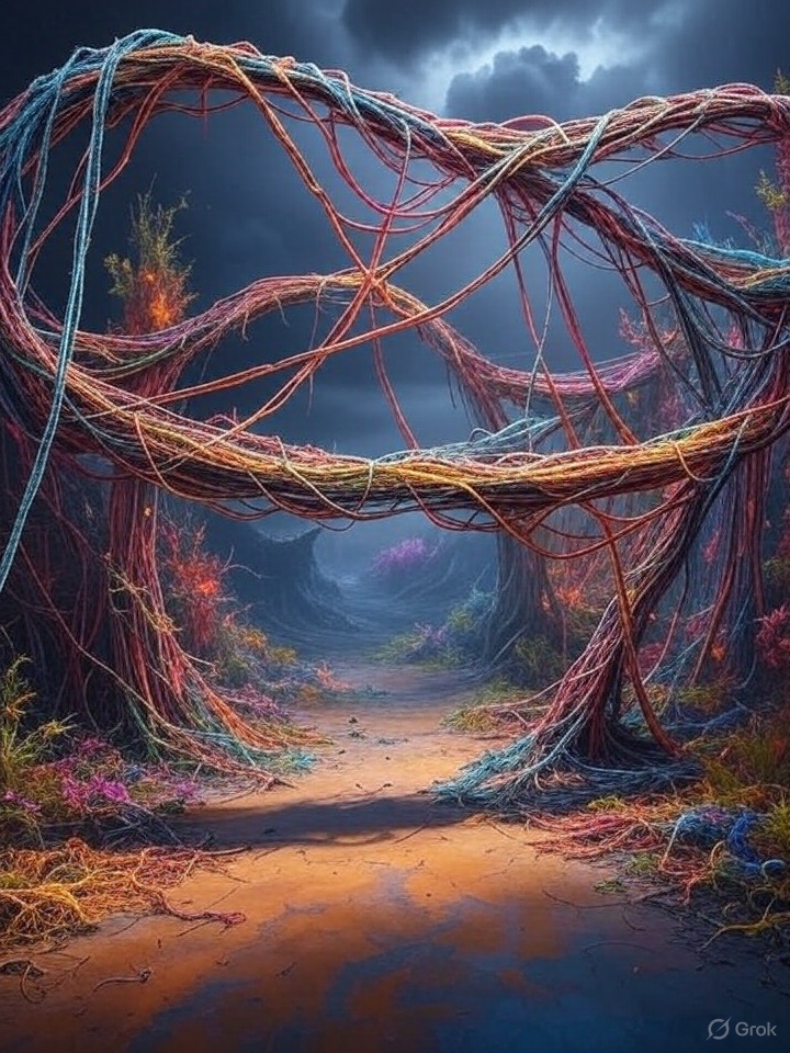 PoetAmused's tweet image. Strings*
(2/2)
mendacity
syncopates the rhythm
disjoins the bridge
destroys the symphony
when the strings
attempt to outplay
the beat, discord
chaos and decay
are composed
without honesty
creation is corrupted
life is deformed
truncated or extinguished
*Published In…