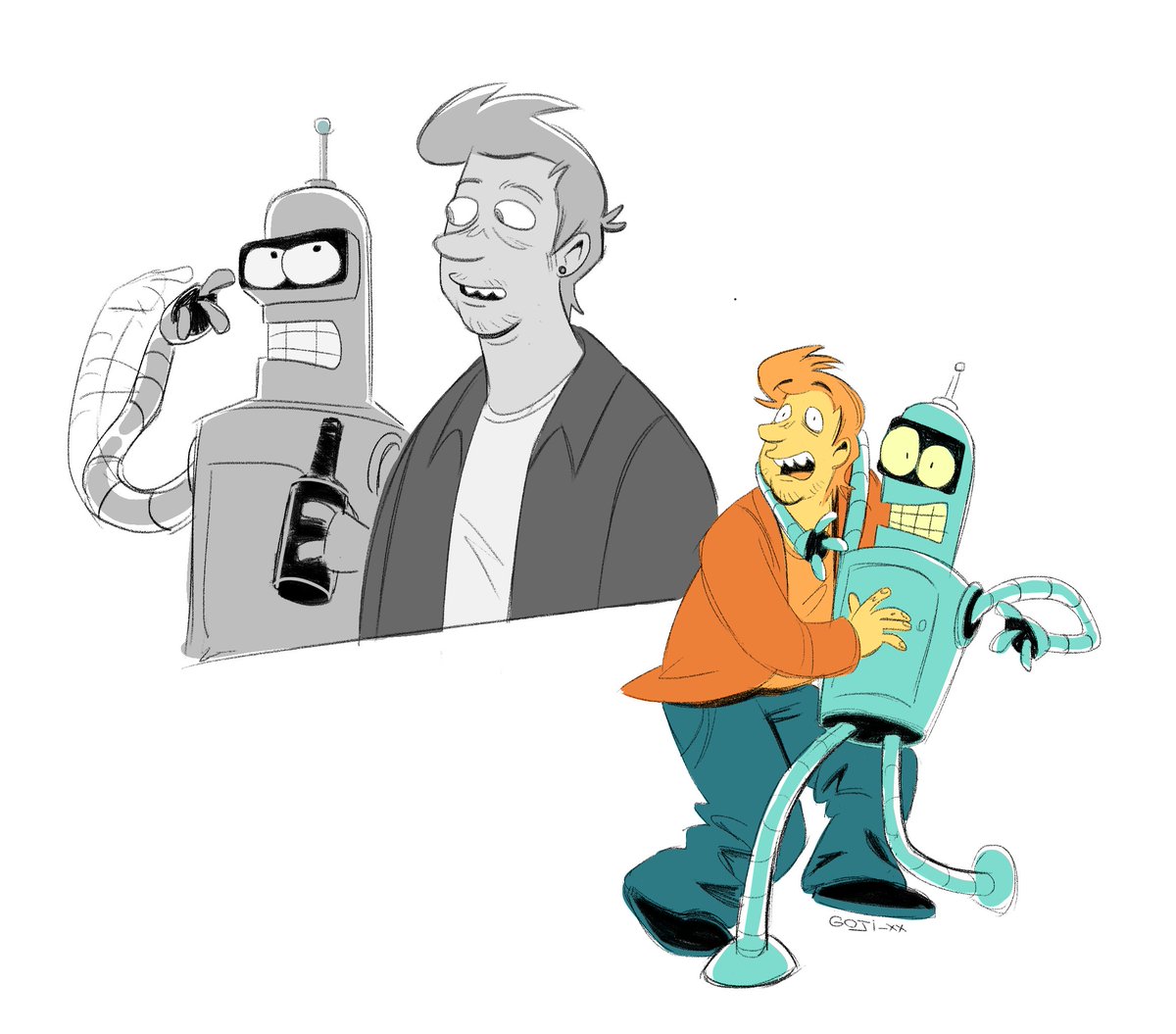 goji_xx's tweet image. #futurama duuude