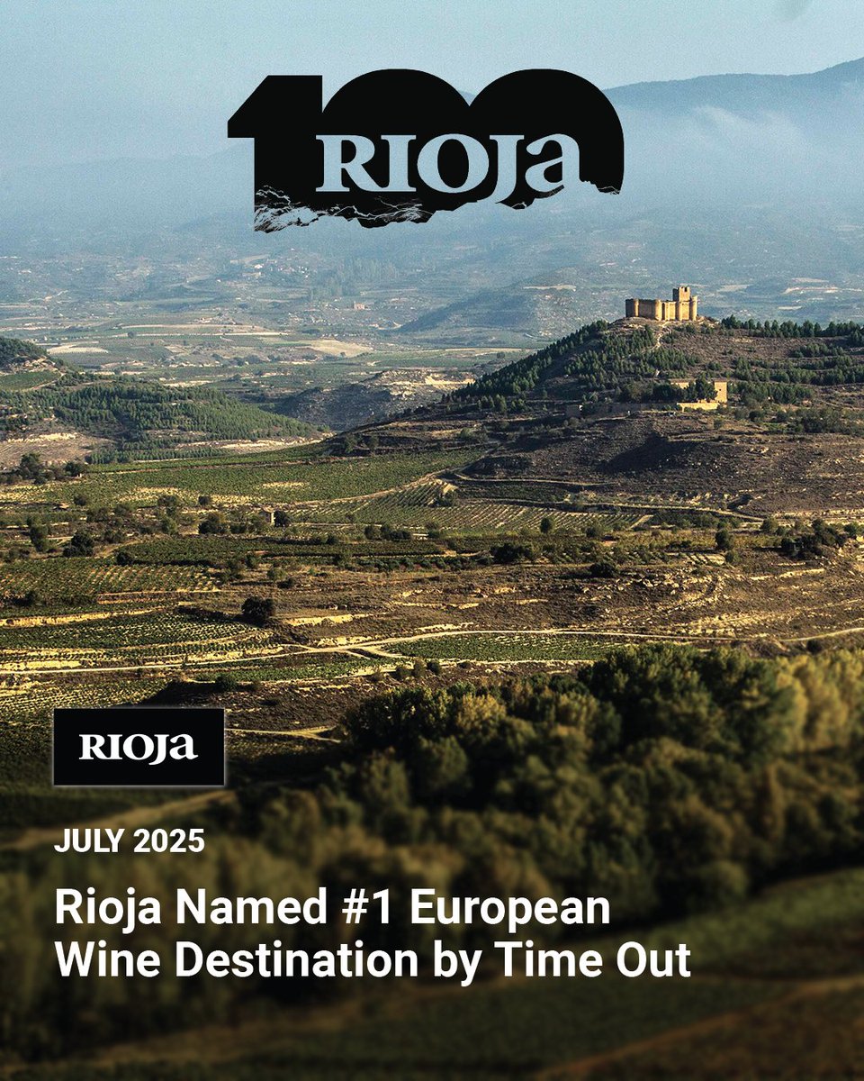 A vacation recommendation that meets the hype. Rioja was recently ranked by @timeouttravel as the #1 wine destination in Europe. We hope to see you here soon.

Read more:
shoprioja.com/blog/timeout-w… 

#RiojaWine #Rioja #WineLovers #Wine #WineTasting