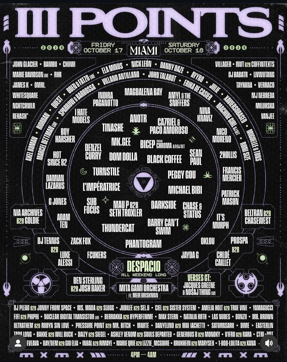 ColomaColoma's tweet image. RT CONTEST — III POINTS is going to be amazing @iiiPoints MIIIAMIII who is your favorite act? 💫 RT for a chance to win pair of tickets 💫