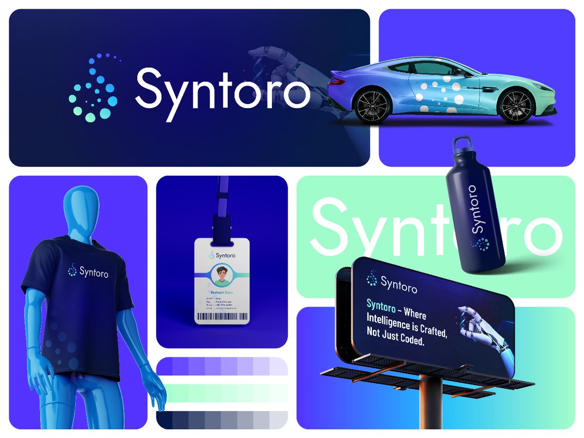 PrintingItem's tweet image. Syntoro – Where Intelligence is Crafted, Not Just Coded.

Logo name: Syntoro
Business Activities: AI tech brand
Whatsapp: +44 7428 487342

#BrandForSale #TechLogoDesign #AIStartup #VisualIntelligence #FuturisticBranding #ModernLogo #SaaSBrand #NeuralNetwork #LogoForStartup