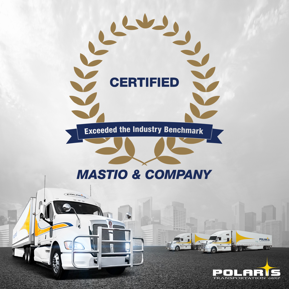 Honored to receive the 2025 MASTIO Quality Award in the Cross-Border/Regional Carrier Group category!
Among 43 carriers, Polaris ranked with "Highest Performance/Superior Offering" classification for cross-border and regional LTL
Read more bit.ly/3IDh51B
#CrossBorderPros