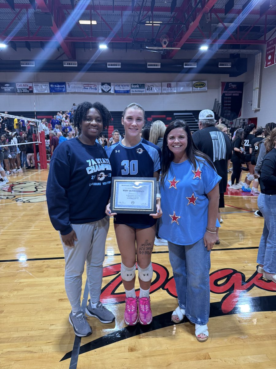VbPatriots's tweet image. 2025 MAC North vs South All Star Match 🌟 Congratulations to Mary Olivia Barnes for representing the North! We are proud of you!