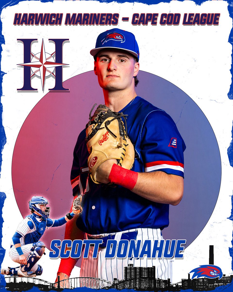 RiverHawkBB's tweet image. Donahue is making his way to the Cape Cod Baseball League!! Congrats to Scott on joining the Harwich Mariners this summer! ⚾️☀️

#UnitedInBlue | #AEBASE