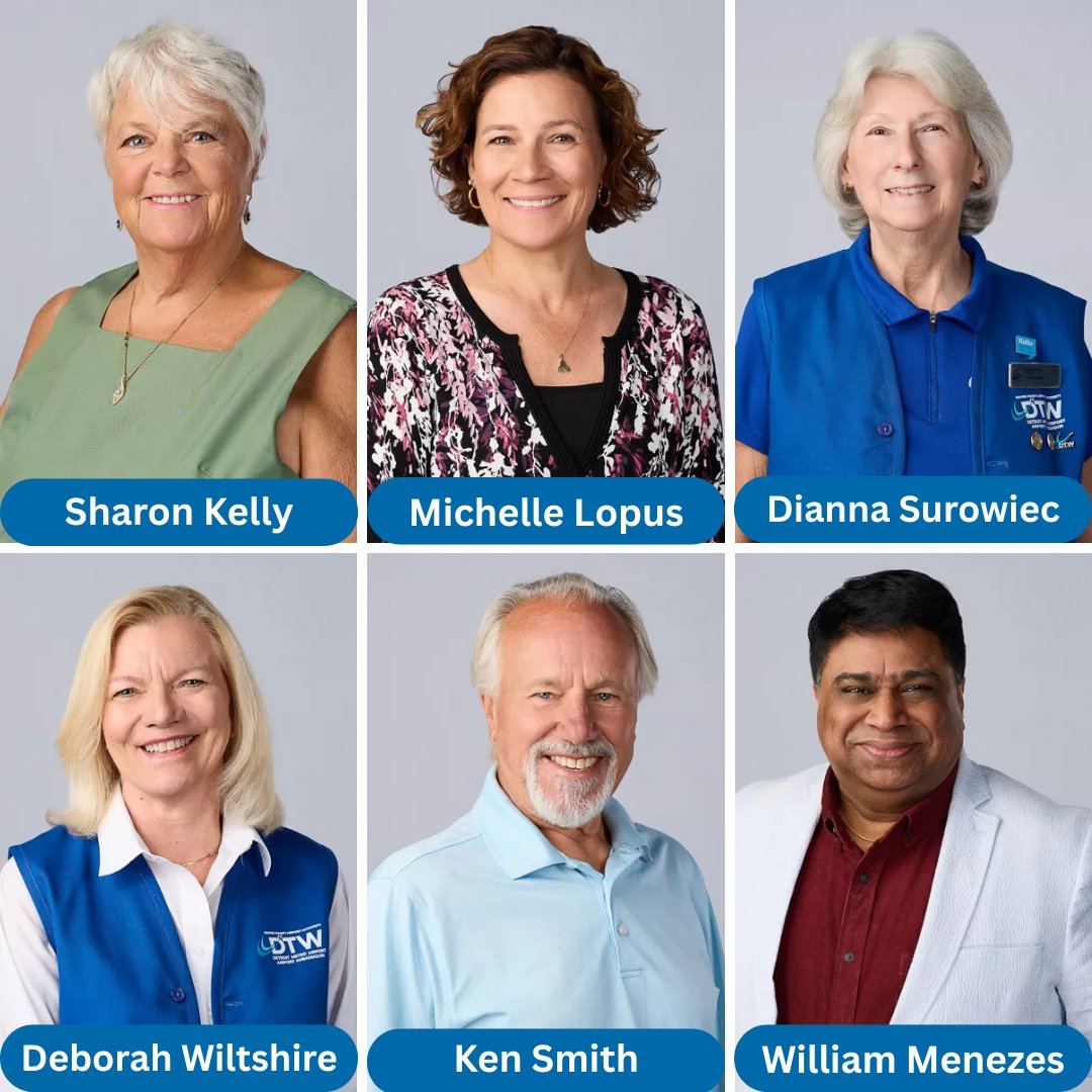 We’re delighted to share that six of our outstanding Airport Ambassadors have been nominated for the 2025 ROSE Awards in the Volunteer category! 
Voting is open now through July 13th! 
Vote now at theroseawards.com
#DTWnonstop