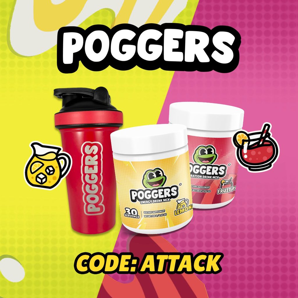 Proud To Announce I Am Now Affiliated With <a href="/PoggersShop/">POGGERS® 🐸</a> Excited For The Future 🐸🥤

Use Code #Attack For 10% Any Purchase poggerslifestyle.com/ATTACK