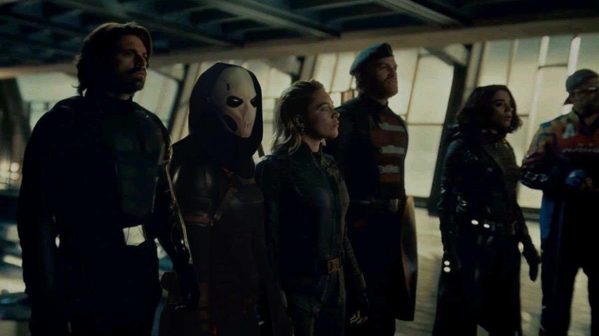ToxsickPunk's tweet image. In another universe... this was the final post credits scene for #Thunderbolts* #JusticeForTaskmaster