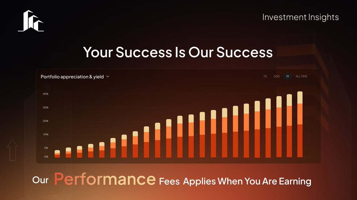 fullbreed_sam's tweet image. Pay only when you profit. 💸

At @YieldHiveAI, fees kick in only on actual rental payouts, sale profits, or exit gains—no earnings, no fees.

Aligned incentives. True partnership. 🚀

#RWA #YieldHiveAI #AlignedFees #InvestSmart
