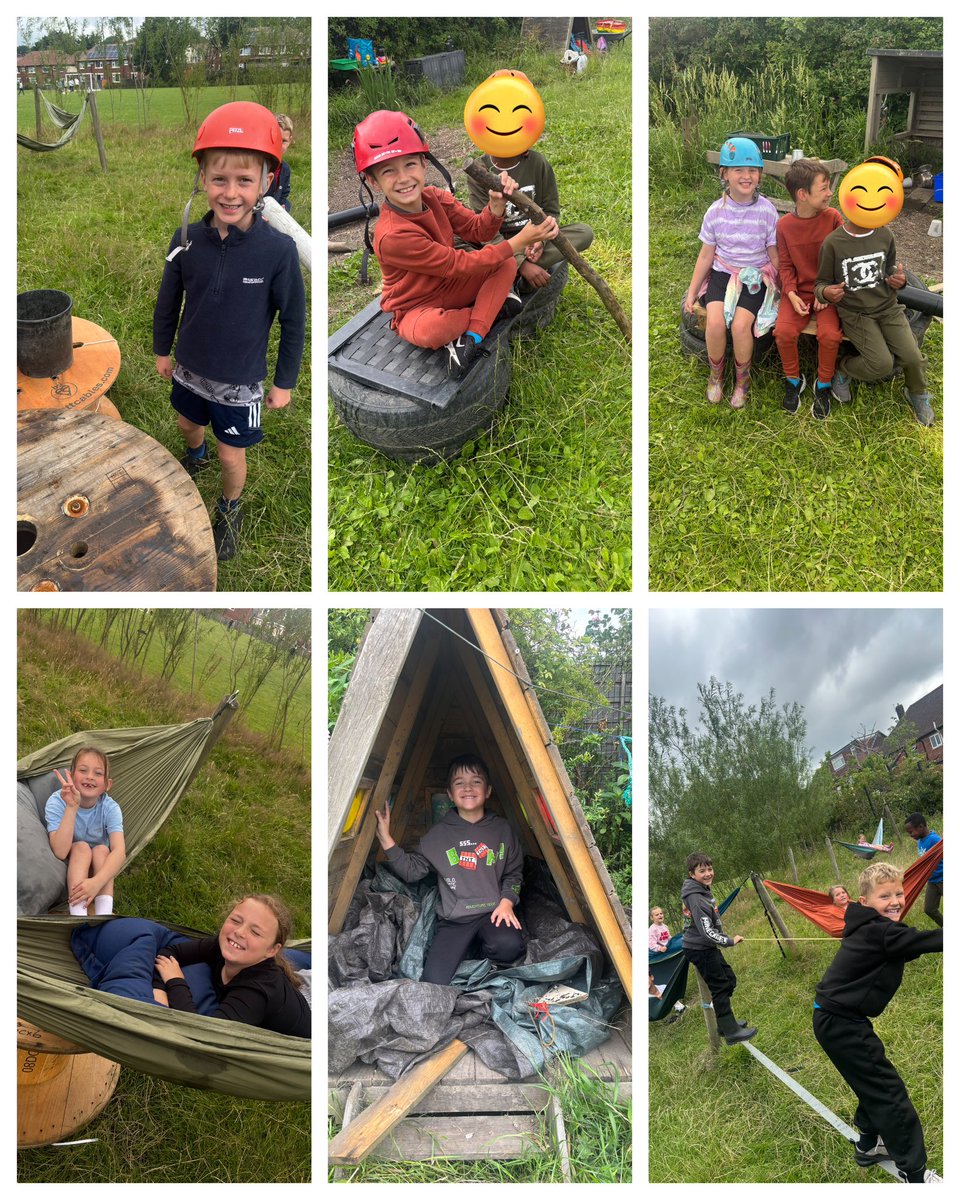 In Forest School, we explored the impact of global warming &amp; discussed how it could affect the future.
In light of recent flash floods, we were set a team challenge: to build a raft that could support our group, as well as craft a miniature version using a range of materials.🛠️🌿