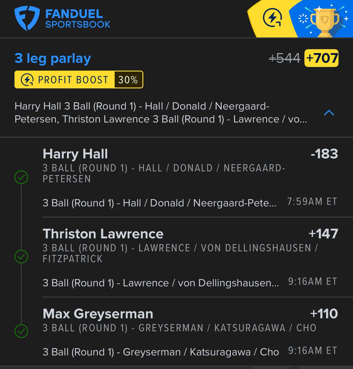 DPWT golf? No problem..