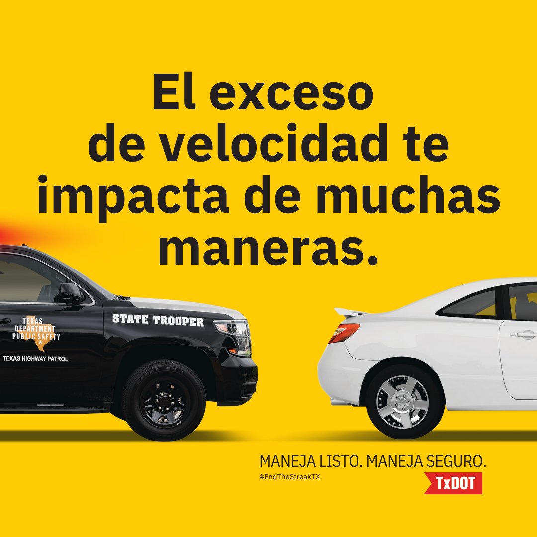 Austin_Police's tweet image. The speed limit is a maximum, not a requirement. Always match your speed to road conditions – whether it's rain, fog, or heavy traffic.
#EndTheStreakTX #BeSafeDriveSmart #DriveLikeATexan
.
El límite de velocidad es un valor máximo, no una obligación. Ajusta siempre tu velocidad a…