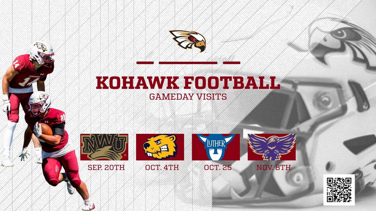 Thank you <a href="/Coach_TMcC/">Coach Trevor McConnell</a>  and <a href="/KohawksFootball/">Coe College Football</a> for an invite to a game day visit. <a href="/CoachCobbins11/">Michael Cobbins</a> <a href="/Tonka_Football/">Winnetonka Griffins Football</a>