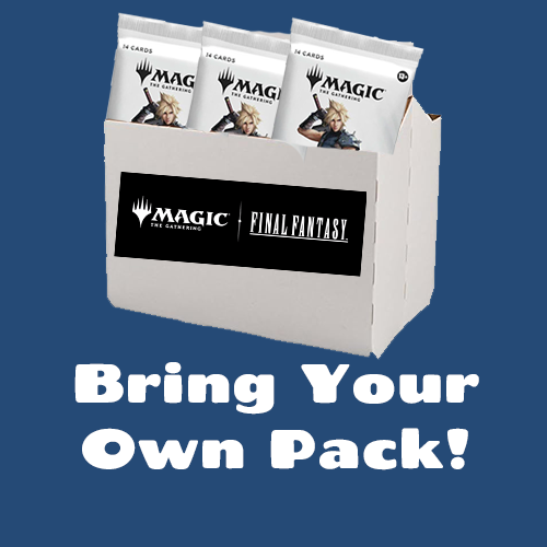 Due to limited supply, we're hosting a special Final Fantasy draft event! If you bring 3 Final Fantasy Play boosters to add to the draft pool, you'll receive a lower entry fee of just $5! Come finish out the Chocobo Race with us!
Draft begins at 6:30pm this Monday, July 14th