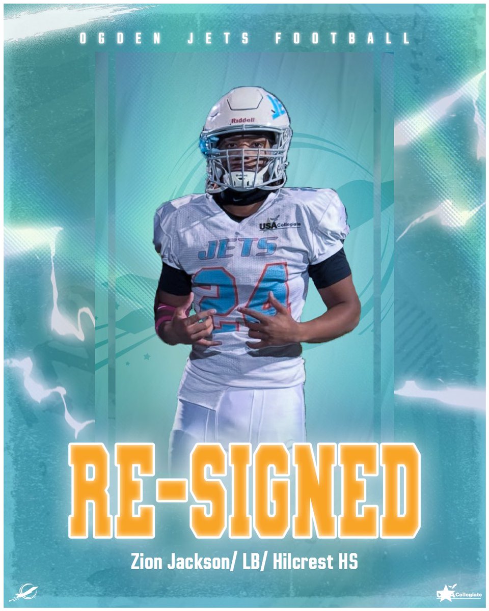 OgdenJets's tweet image. Jets Fans, we are excited to announce the next three returning players for their 2nd year campaigns!
@JaxonWatson4 Athlete, @z_xjackson7 LB & @GabeCarlson10 DB.
Go Jets!