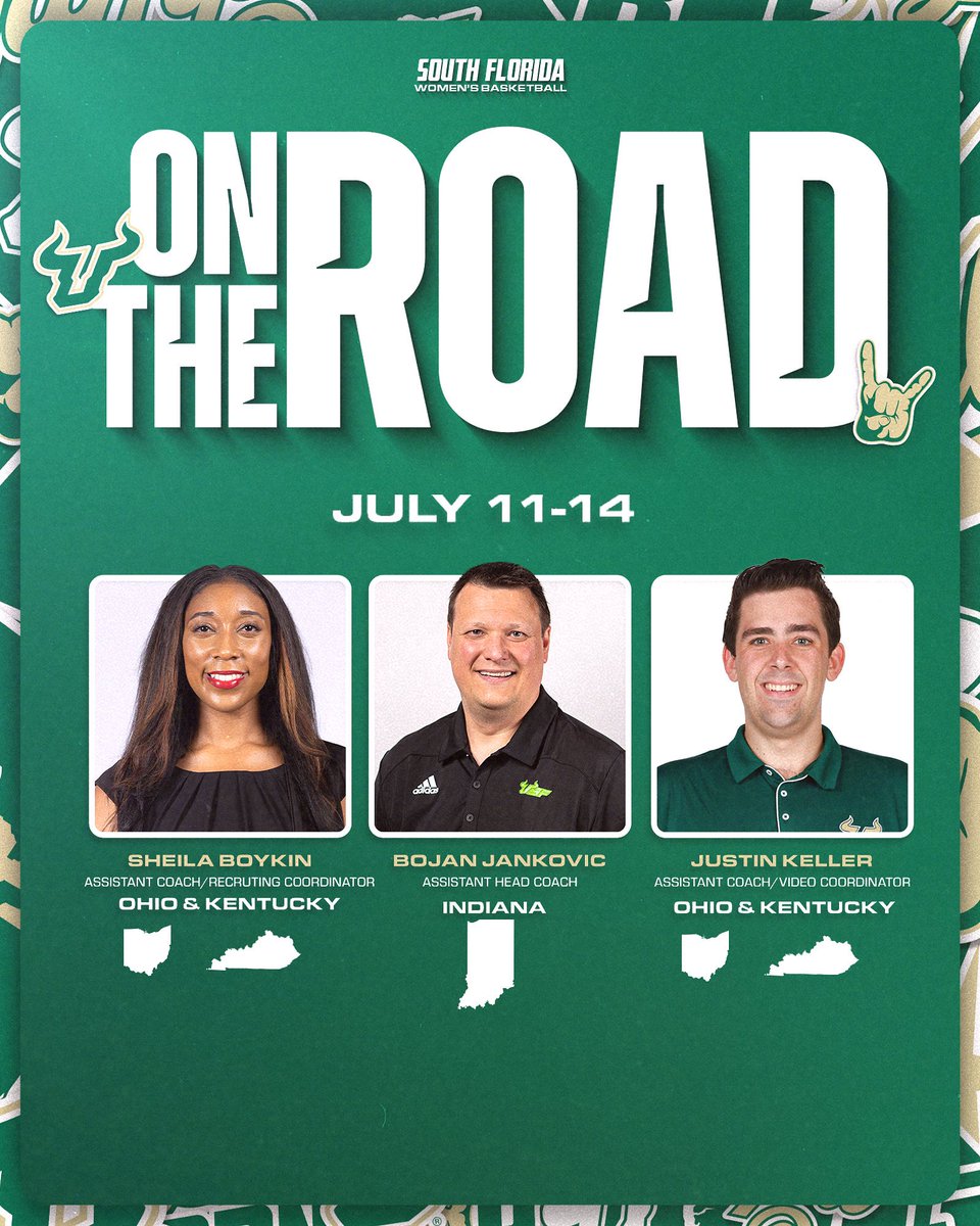 USFWBB's tweet image. We’re on the move. See you soon!
#HornsUp🤘 | #RunWithUs
