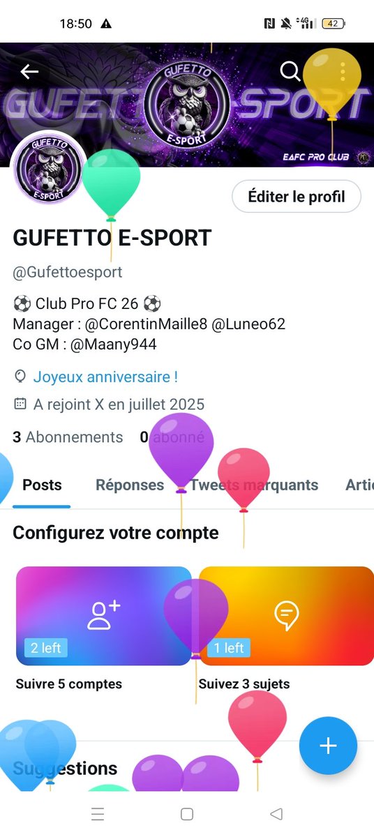 🇯🇲RM Luneo🇯🇲 (@luneo62) on Twitter photo Salut a tous
Je vous annonce l'ouverture de X de notre futur club
Merci de vous abonner pour donner de la force 😎🔥
<a href="/Gufettoesport/">GUFETTO E-SPORT</a>
N'hésitez pas a DM si vous êtes intéressé bientôt le début des sessions de recrutement.
<a href="/Maany944/">maany</a> <a href="/NiaMoR_I8I/">NiaMoR |8|</a> <a href="/PHX_Matcool/">PHX Matcool</a> <a href="/CElbracko/">Ciro Jrz 🦁🦁🦁</a> Salut a tous
Je vous annonce l'ouverture de X de notre futur club
Merci de vous abonner pour donner de la force 😎🔥
<a href="/Gufettoesport/">GUFETTO E-SPORT</a>
N'hésitez pas a DM si vous êtes intéressé bientôt le début des sessions de recrutement.
<a href="/Maany944/">maany</a> <a href="/NiaMoR_I8I/">NiaMoR |8|</a> <a href="/PHX_Matcool/">PHX Matcool</a> <a href="/CElbracko/">Ciro Jrz 🦁🦁🦁</a>