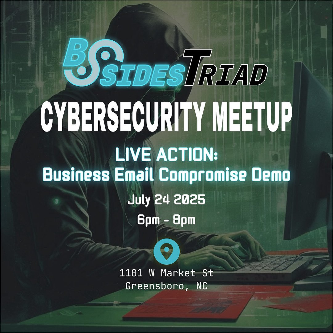 BsidesTriad's tweet image. bsidestriad.org #CybersecurityTraining