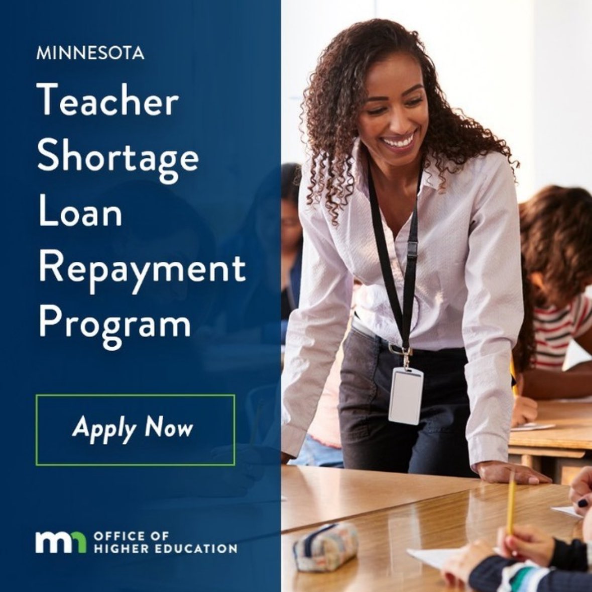 EducationMN's tweet image. 2025 applications are now open! Find out if you qualify for Minnesota's Teacher Shortage Loan Repayment Program and apply now: edmn.me/4eFqYI0