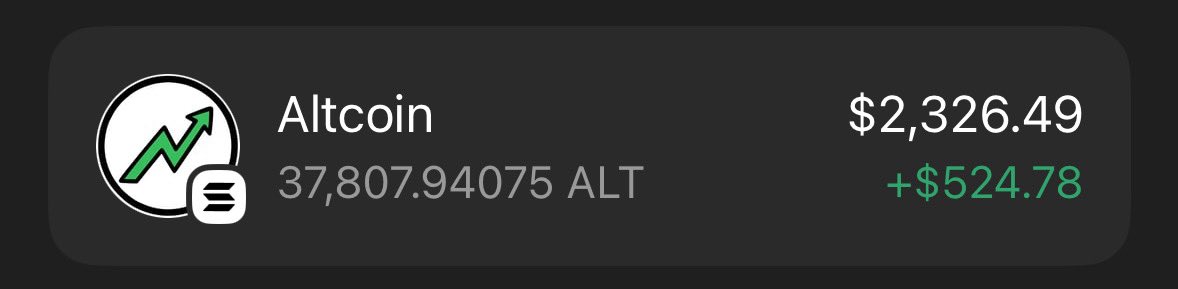 Airdropping the rest of our $ALT coins to our supporters! 🎁

Reply with $SOL addy &amp; Follow 👇