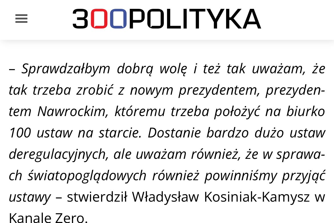 MaciejGlogowski's tweet image. Poprzeczkę premier @KosiniakKamysz zawiesza wysoko (dla tej koalicji bardzo wysoko) ale może warto? Trochę wysiłku, a opłacić się może!