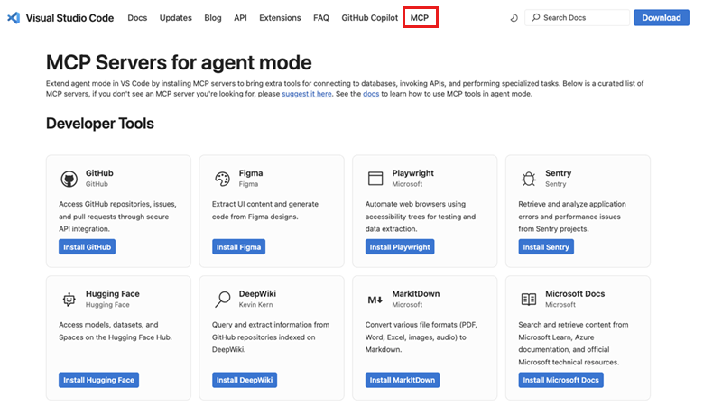 MCP Support is now GA in VS Code. 🚀 Use popular MCP servers to extend the power of agent mode, or even build your own with the MCP developer guide: code.visualstudio.com/api/extension-…