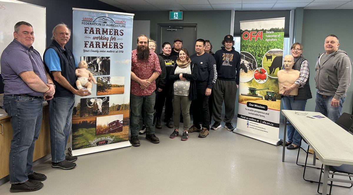 #ICYMI: For the last number of years, county and regional federations of agriculture across the province have been leading local projects focused on road safety and slow-moving vehicle awareness to first aid, CPR and grain bin extraction training.

Read the OFA's latest Viewpoint