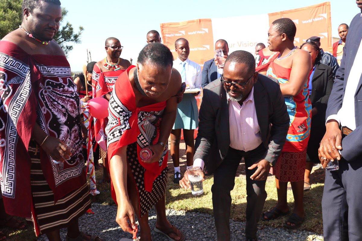 Today, World Vision, <a href="/EswatiniGovern1/">Eswatini Government</a> , and <a href="/EWSC_Water/">EWSC</a>  launched the Universal Service Coverage Project in Mhlangatane! A game-changing partnership aiming to bring safe water to 320,000+ Emaswati by 2030. #SDG6 #WaterForAll #Eswatini