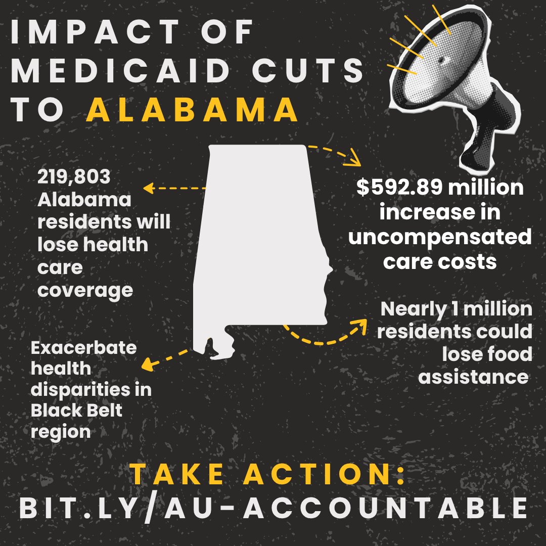 AIDSUnited's tweet image. Cuts to #Medicaid and #SNAP will harm the entire country, but will have an even more devastating effect on….you guessed it: the South.⚠️💰
We MUST hold members of Congress accountable.💯 Take action at bit.ly/AU-accountable!