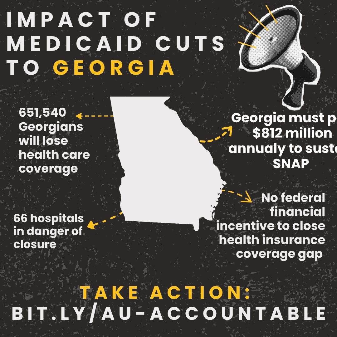 AIDSUnited's tweet image. Cuts to #Medicaid and #SNAP will harm the entire country, but will have an even more devastating effect on….you guessed it: the South.⚠️💰
We MUST hold members of Congress accountable.💯 Take action at bit.ly/AU-accountable!