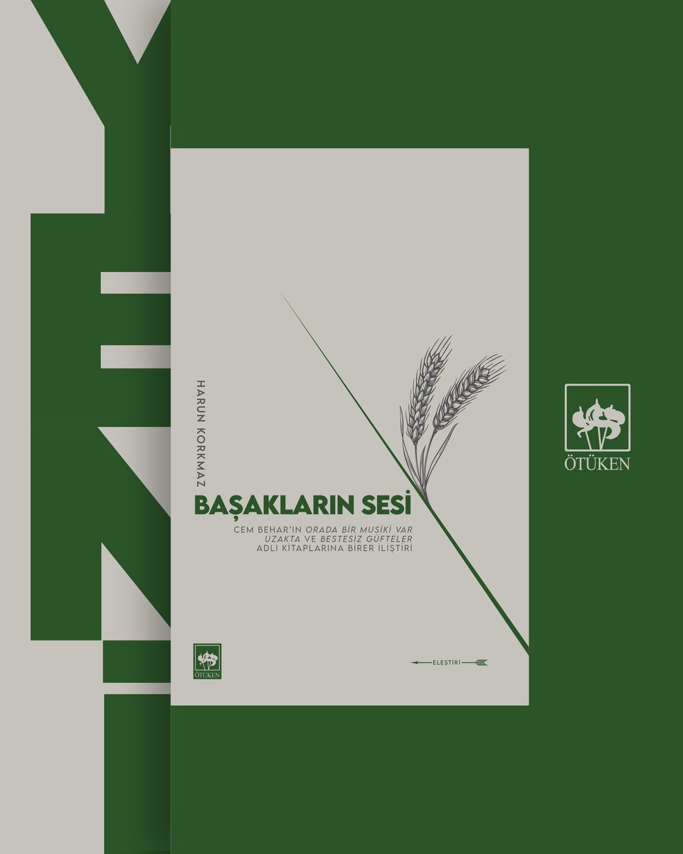 Yeni Kitap 📚 

Türk Edebiyatı | Deneme | Eleştiri 

Harun Korkmaz, Başakların Sesi'nde, Cem Behar’ın Orada Bir Musiki Var Uzakta ve Bestesiz Güfteler adlı eserlerini eleştiri ortamına taşıyor. Behar’ın, Osmanlı musiki tarihine dair sunduğu çerçevenin, eksik kaynak kullanımı,