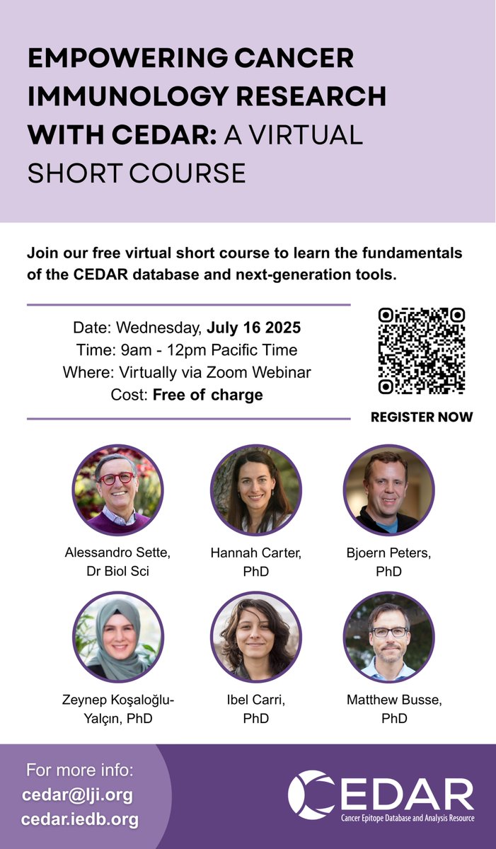 Cancer Epitope Database & Analysis Resource tweet media