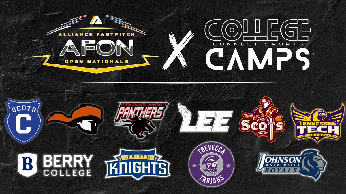 Alliance Fastpitch Open Nationals (@allianceopennat) on Twitter photo Whatcha waiting for?! ๐คจ
๐ College Programs in Attendance at ONE Camp #AtTheAFON in Chatt. ! ๐ฑ
โผ๏ธSPOTS ARE LIMITED so click the link in bio register now โผ๏ธ
<a href="/thealliancefp/">The Alliance Fastpitch</a>
<a href="/ConnectSports_/">Connect Sports</a>
#AtTheAFON #connectsports #chattanoogasports #softball #fastpitch #chattanooga #nationals Whatcha waiting for?! ๐คจ
๐ College Programs in Attendance at ONE Camp #AtTheAFON in Chatt. ! ๐ฑ
โผ๏ธSPOTS ARE LIMITED so click the link in bio register now โผ๏ธ
<a href="/thealliancefp/">The Alliance Fastpitch</a>
<a href="/ConnectSports_/">Connect Sports</a>
#AtTheAFON #connectsports #chattanoogasports #softball #fastpitch #chattanooga #nationals