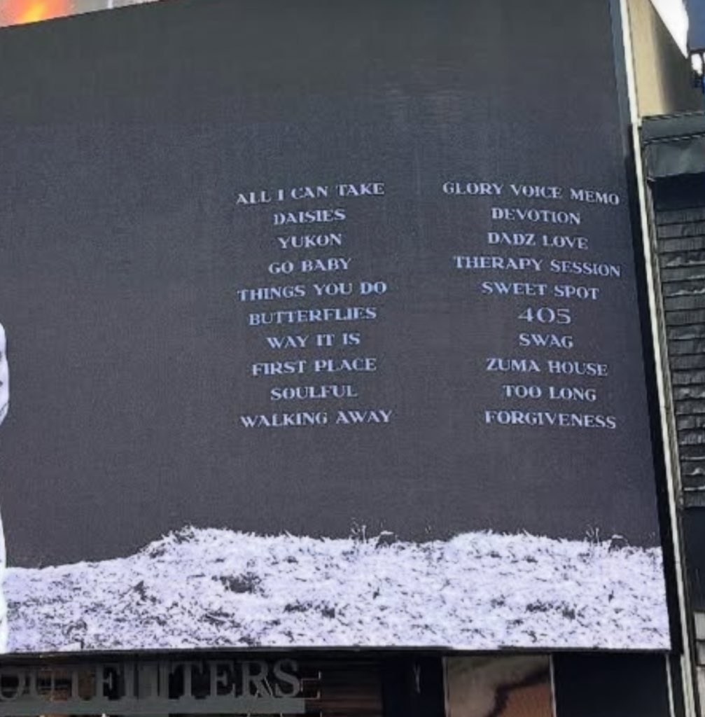 TheFameVault's tweet image. The tracklist for Justin Bieber’s seventh studio album