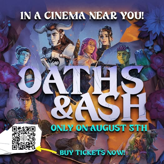 Oaths and Ash and the three who made oaths are separated from the rest of the party by the text. It's fine. I'm fine.