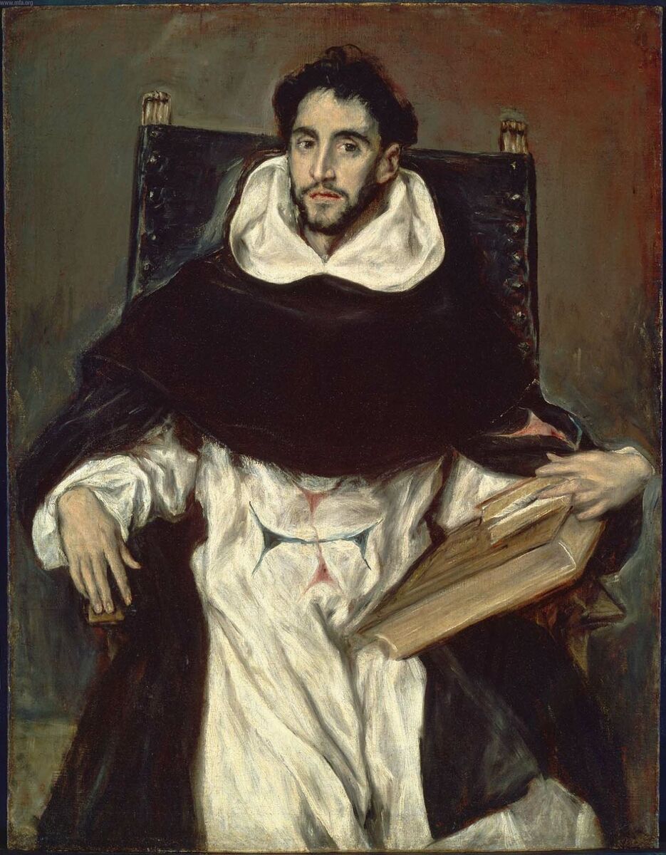 Portrait of Fray Hortensio Felix Paravicino #artbots #elgreco