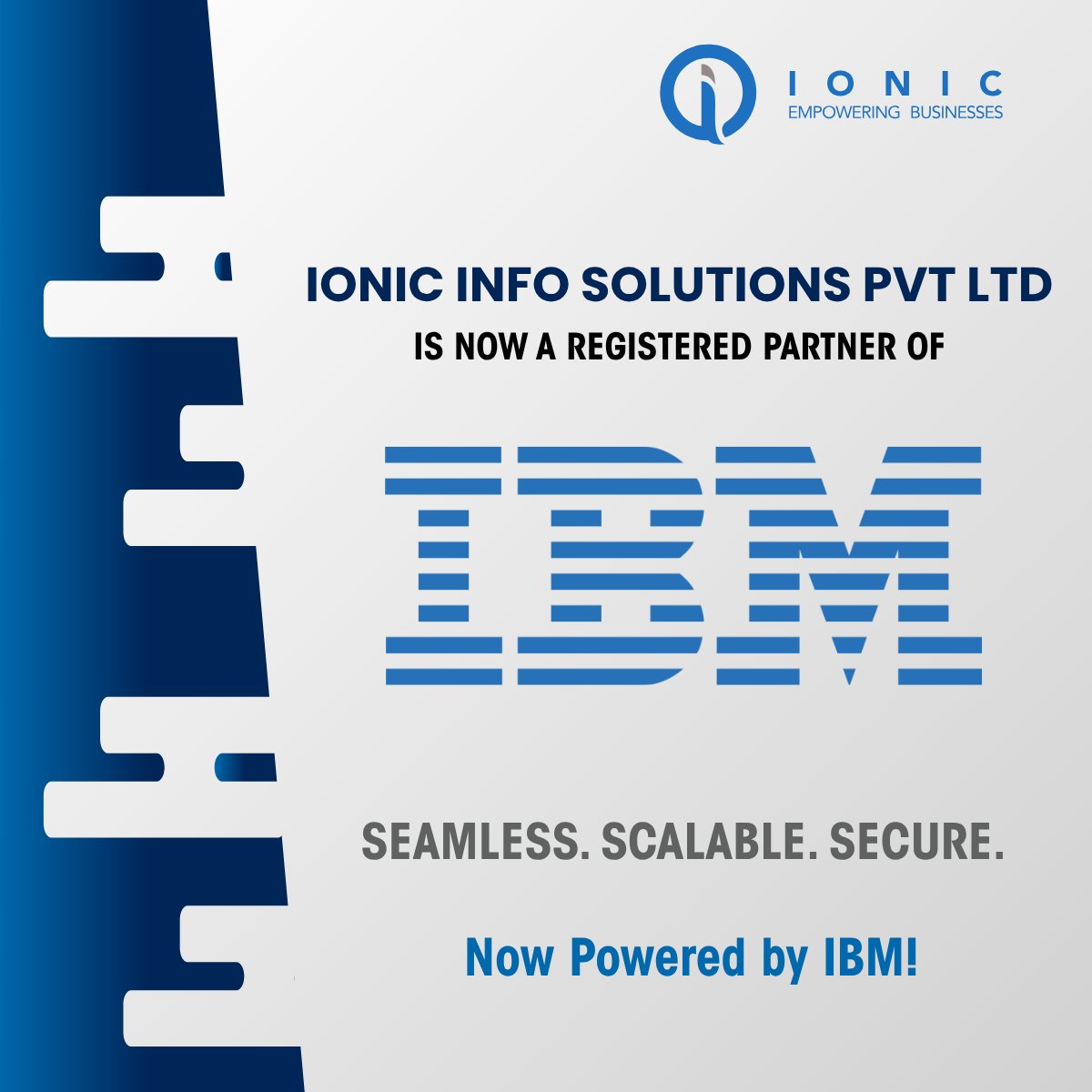 info_ionic's tweet image. Proud to announce that IONIC INFO SOLUTIONS is now Partnered with IBM
