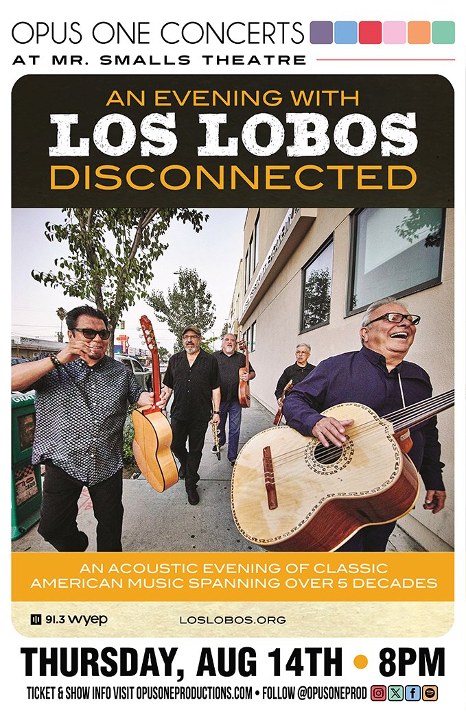 Los Lobos (@loslobosband) on Twitter photo If you missed any of the "Disconnected" shows earlier this year, now's your chance! Los Lobos is playing a special one-off show at Pennsylvania's very own <a href="/MrSmallsTheatre/">Mr Smalls Theatre</a> 🪇
Get your tickets now at loslobos.org/tour If you missed any of the "Disconnected" shows earlier this year, now's your chance! Los Lobos is playing a special one-off show at Pennsylvania's very own <a href="/MrSmallsTheatre/">Mr Smalls Theatre</a> 🪇
Get your tickets now at loslobos.org/tour
