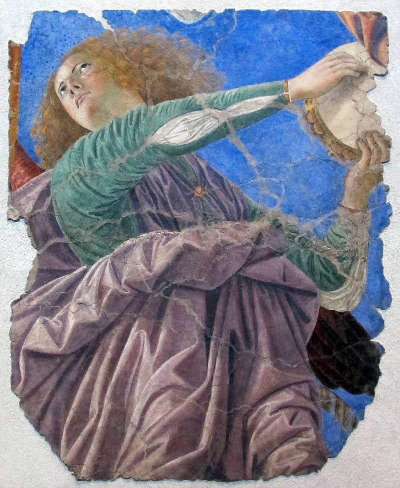 Melozzo da Forlì 1438 1494 affreschi staccati con Angeli Musicanti 4 immagini vedere singolarmente Musei Vaticani