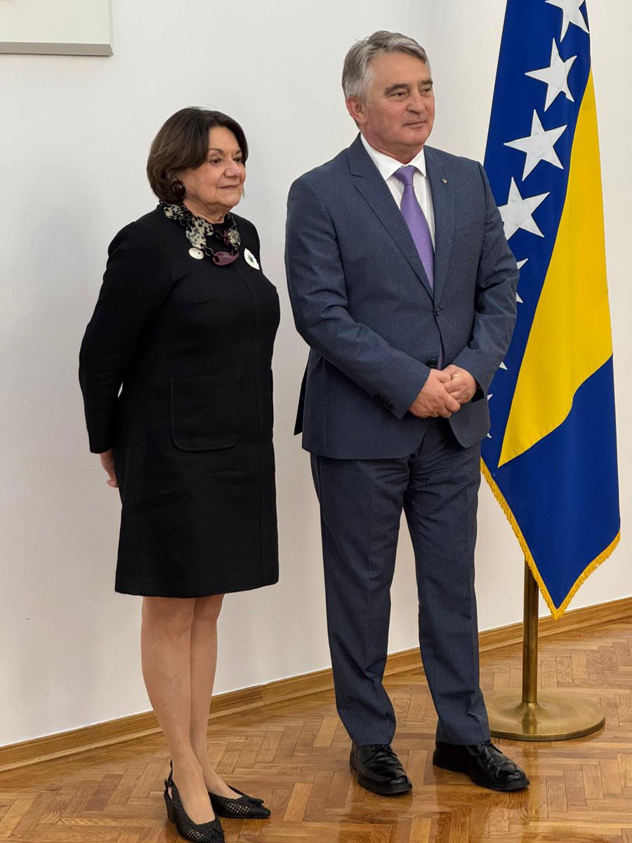 Honored to begin my visit to Bosnia and Herzegovina to mark #Srebrenica30 by meeting with the Member of the Presidency Željko Komšić. Supporting a peaceful and prosperous future in BiH remains a priority for the United Nations.