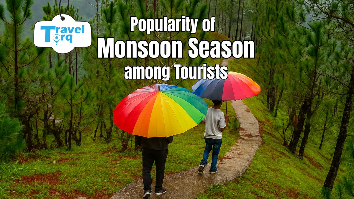 TravelTorq's tweet image. 🌧️ Popularity of Monsoon Season among Tourists — Did you know?

👉 Our blog is live click to see full blogs: traveltorq.com/popularity-of-…

#MonsoonTravels #traveltorq #travelblogindia