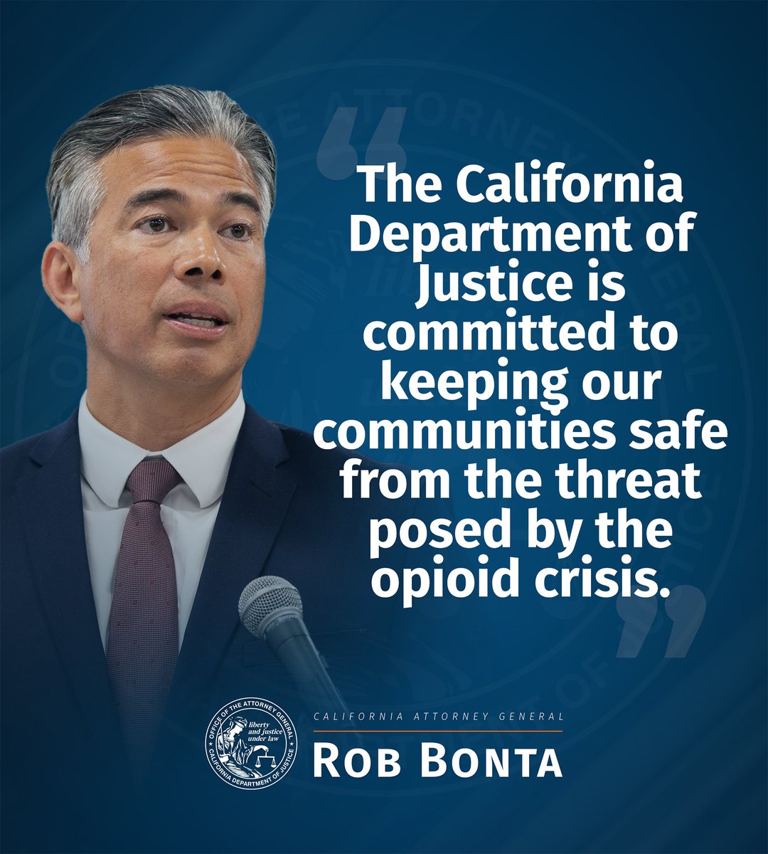 Our coalition of AGs has secured a $720 million settlement from eight opioid manufacturers holding them accountable for worsening the opioid epidemic.

This will bring much-needed funding for addiction treatment, prevention, and recovery to our communities.