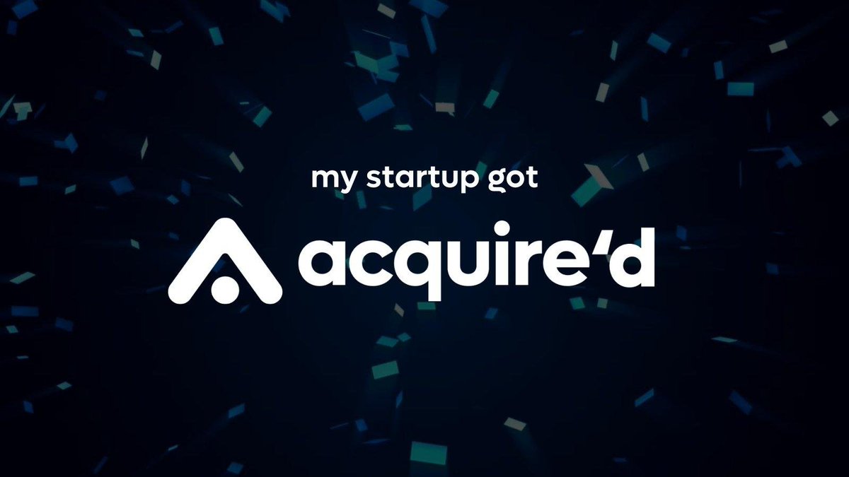 shipwithsam's tweet image. My startup has officially been acquired!
- 112 NDAs signed
- 3 competing offers
- 1 perfect buyer (6-figure acquisition)
Huge thanks to @agazdecki and the team at @acquiredotcom!
Amazing experience from start to finish.