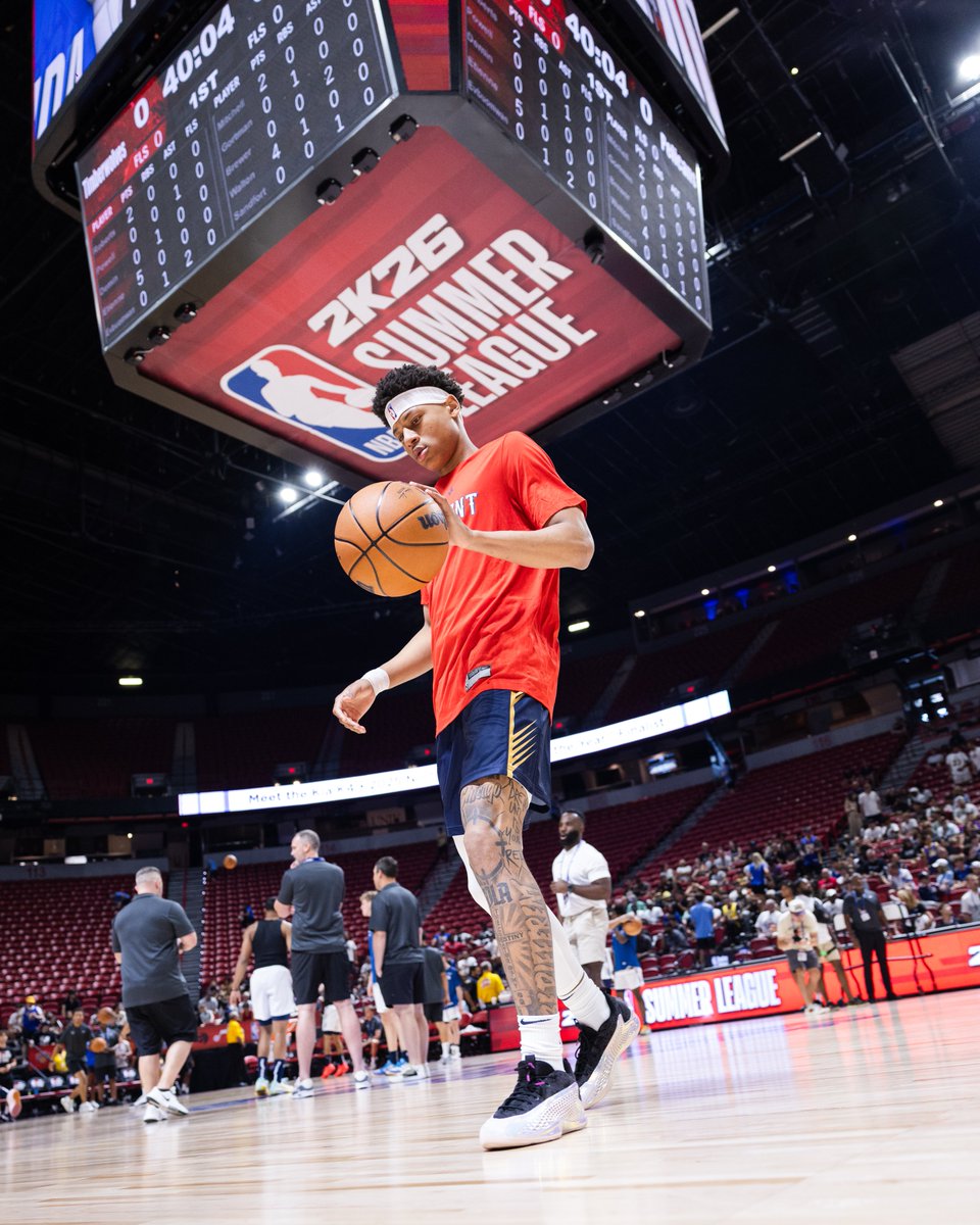 first five for Summer League:

Jeremiah Fears
Antonio Reeves
Micah Peavy
Derik Queen
Yves Missi