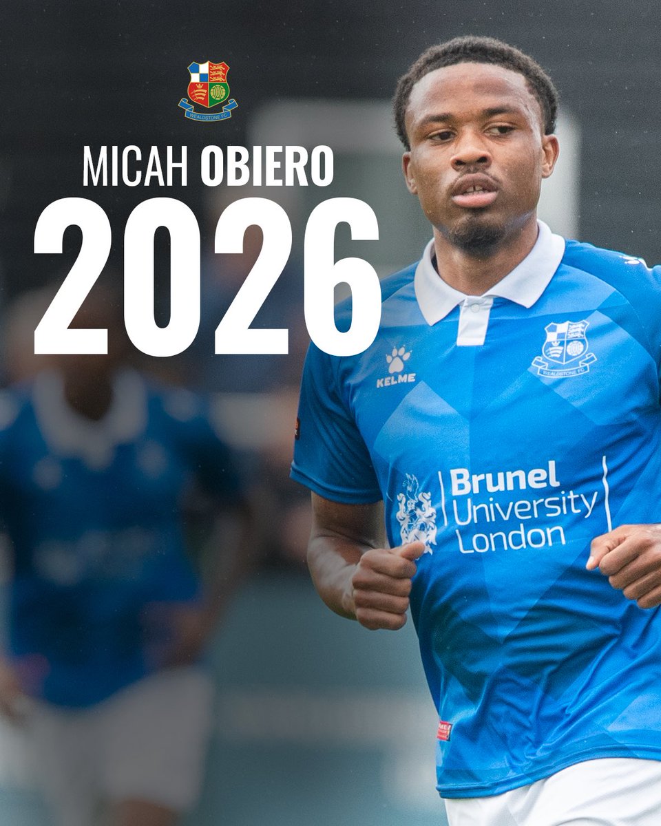OBIERO RENEWS ✍️

📝 We are delighted to announce that forward Micah Obiero has renewed with the club! 

💯 Micah signs on for his third season with the Stones, having already made over 100 appearances at the club!
