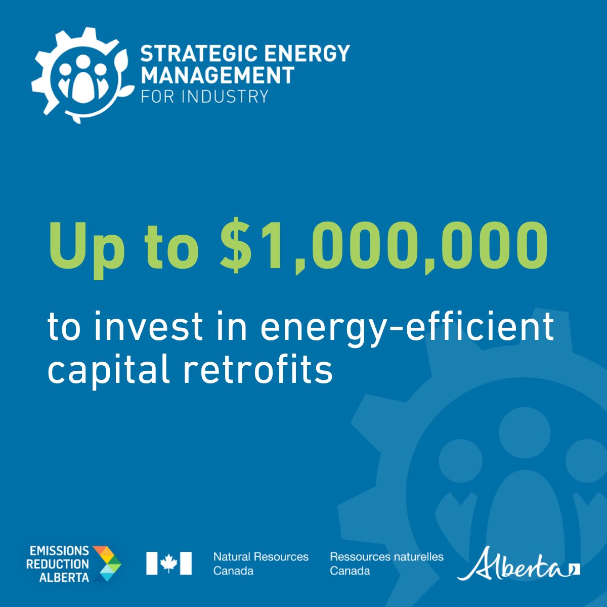 Don’t miss your chance to access up to $1,000,000 for energy-efficient equipment upgrades in ERA’s Strategic Energy Management for Industry (SEMI) program.

Secure your funding today: eralberta.ca/semi/capital-r…

#ERA_SEMI
